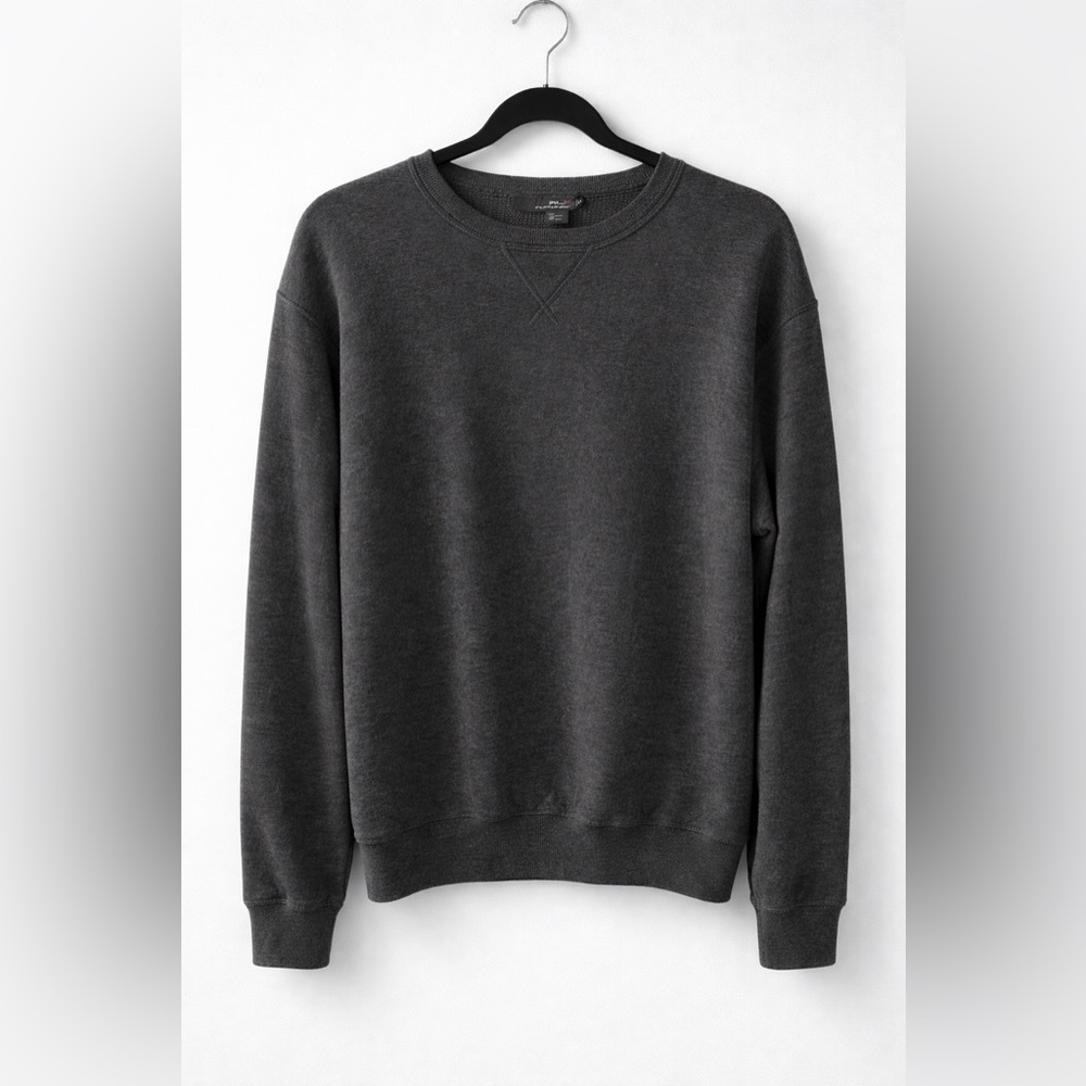 RLX Ralph Lauren Gray Cotton Crewneck Sweatshirt | Mens Size L